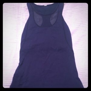 Dark navy blue lululemon workout tank size 0/XS